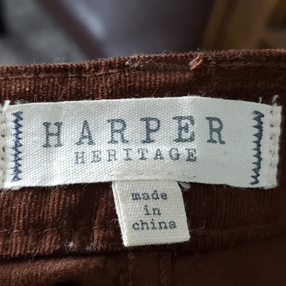 Francesca's Harper Heritage Midrise Patty Skinny Corduroy Pants Size 26 - Picture 5 of 8